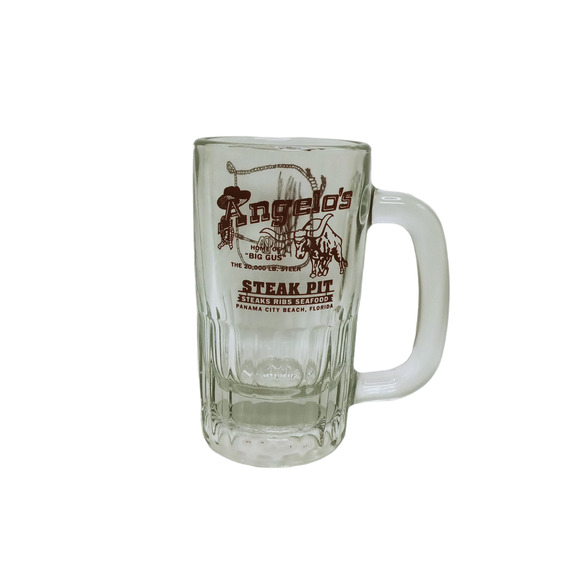 🍻🍺 Angelo’s Steak Pit Mug 🐂 Florida Souvenir Vintage Barware - Picture 9 of 9